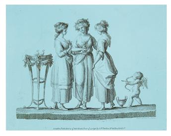 (CHILDRENS LITERATURE.) TOMKIN, P.W. To the Queen this Book of Etchings from Papers Cut by the Right Honourable Lady